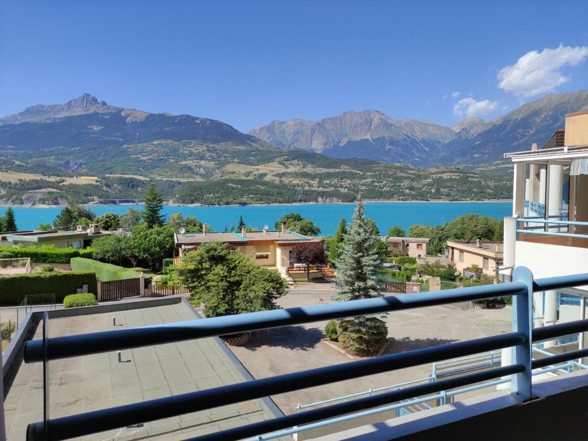 Studio Vue Sur Lac Et Montagne Savines Eksteriør billede